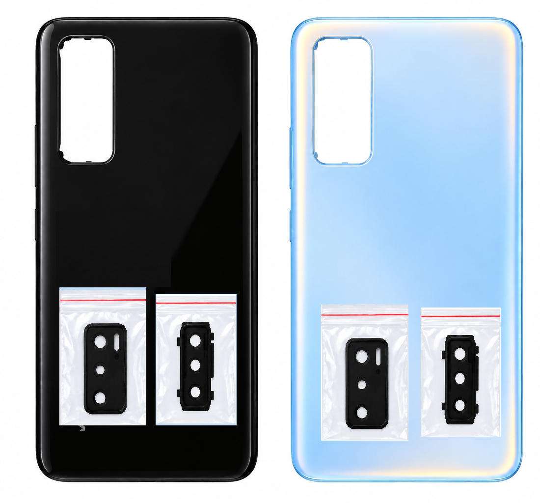 Compatible Replacement for Vivo V20 SE Full Housing Body – Black & Blue